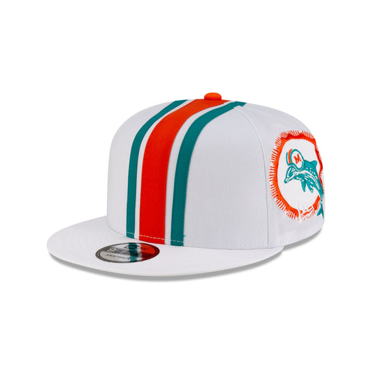 Miami Dolphins Historic Helmet Pack 9FIFTY Snapback Hat - New Era Cap