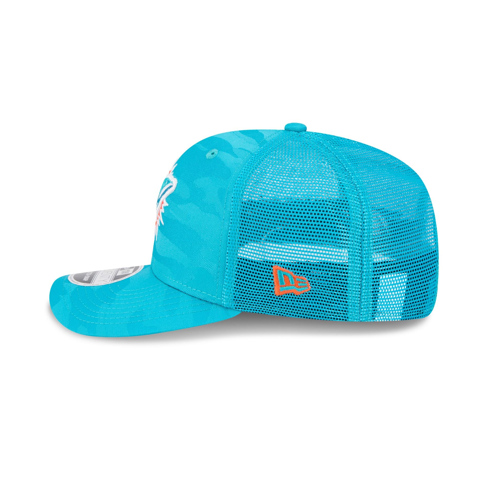 Miami Dolphins Camo 9SEVENTY Trucker Stretch-Snap Hat – New Era Cap