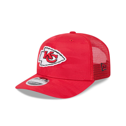 Kansas City Chiefs Camo 9SEVENTY Trucker Stretch-Snap Hat - New Era Cap