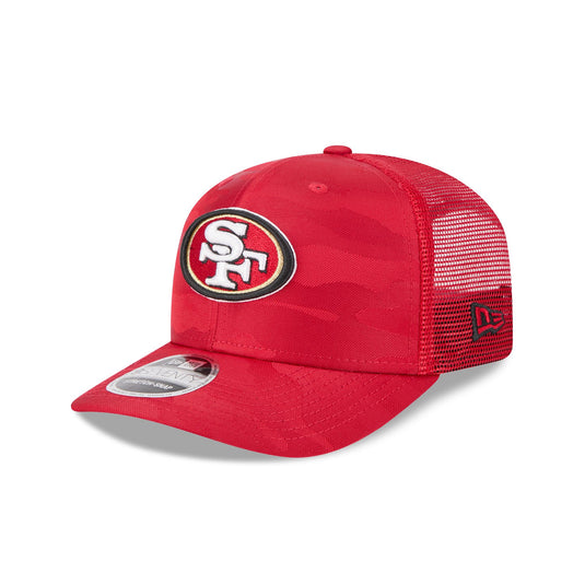 San Francisco 49ers Camo 9SEVENTY Trucker Stretch-Snap Hat - New Era Cap