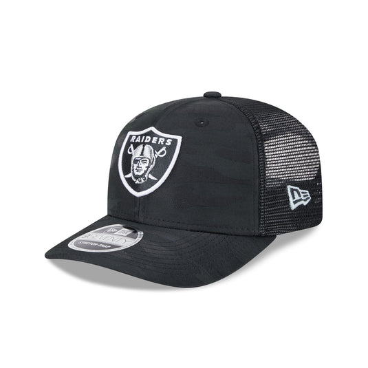 Las Vegas Raiders Camo 9SEVENTY Trucker Stretch-Snap Hat - New Era Cap