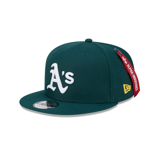 Alpha Industries x Athletics Green 9FIFTY Snapback Hat - New Era Cap