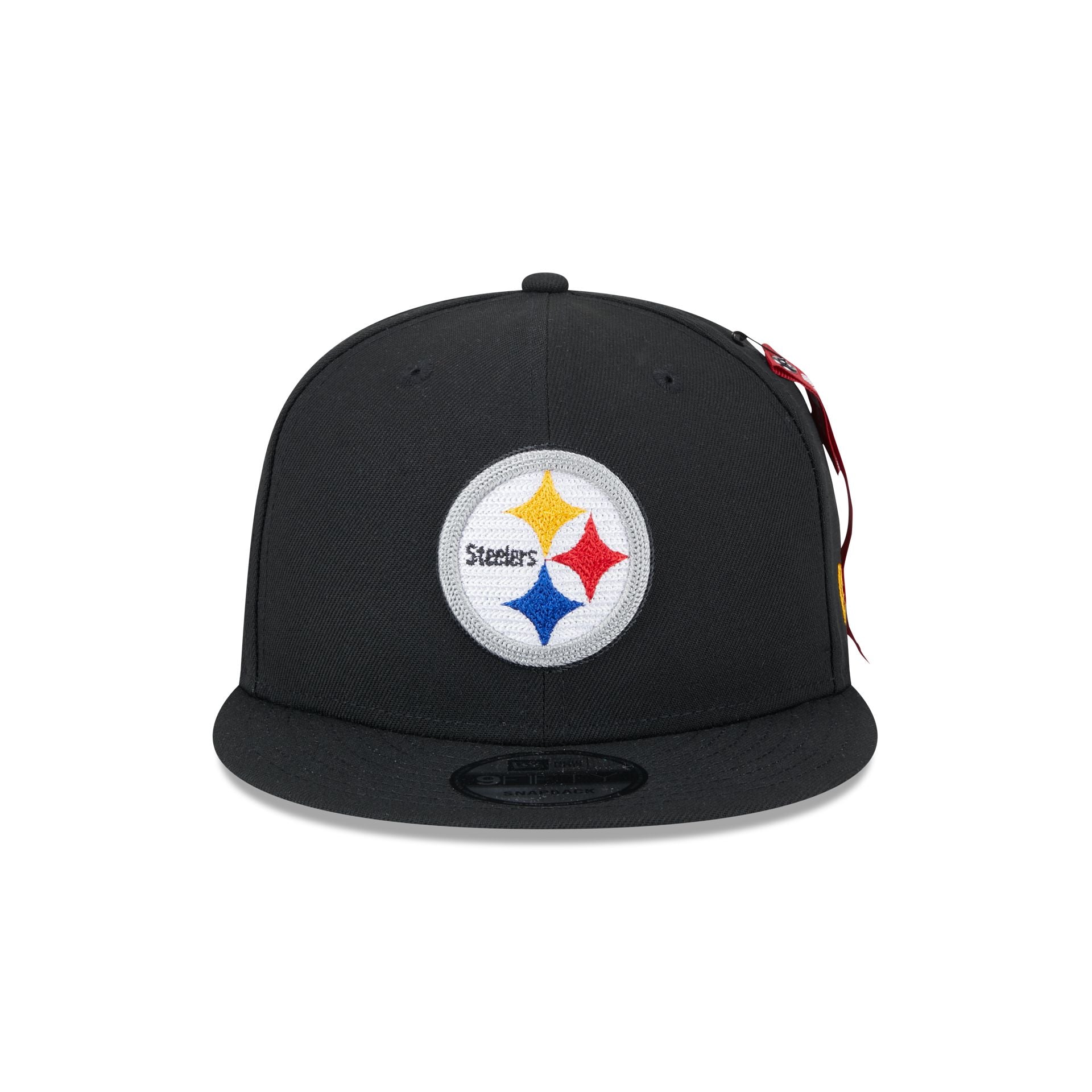 Alpha Industries x Pittsburgh Steelers Black 9FIFTY Snapback Hat NFL