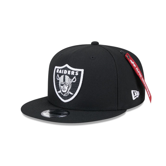Alpha Industries x Las Vegas Raiders Black 9FIFTY Snapback Hat - New Era Cap