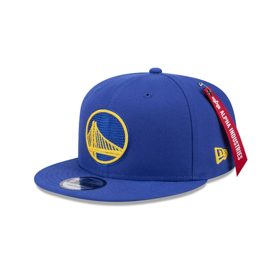 Alpha Industries x Golden State Warriors Blue 9FIFTY Snapback Hat - New Era Cap