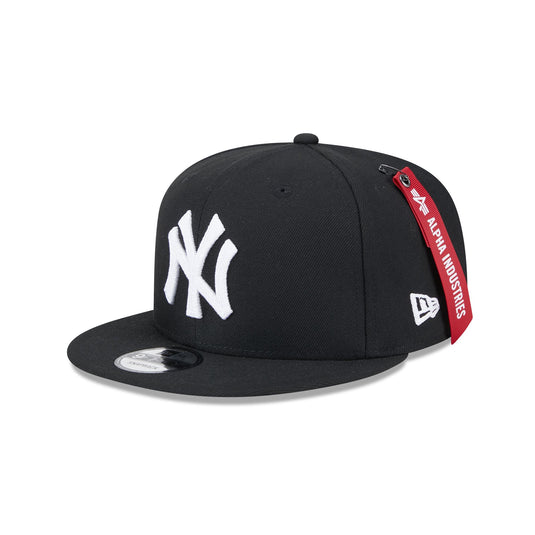 Alpha Industries x New York Yankees Black 9FIFTY Snapback Hat - New Era Cap