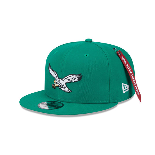 Alpha Industries x Philadelphia Eagles Historic Green 9FIFTY Snapback Hat - New Era Cap