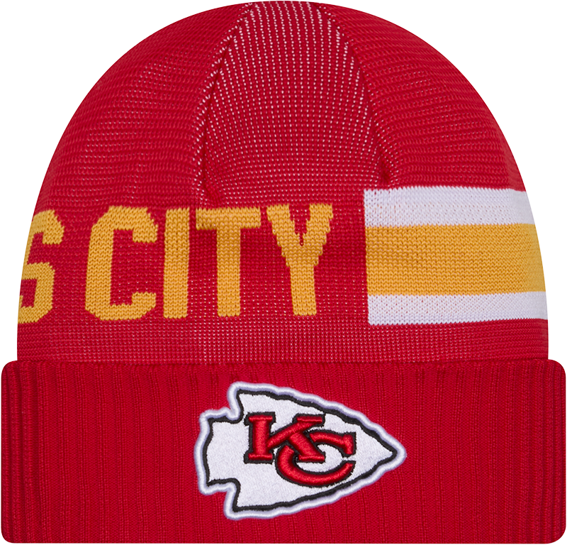 Kansas City Chiefs 2024 Cold Weather Tech Knit Beanie