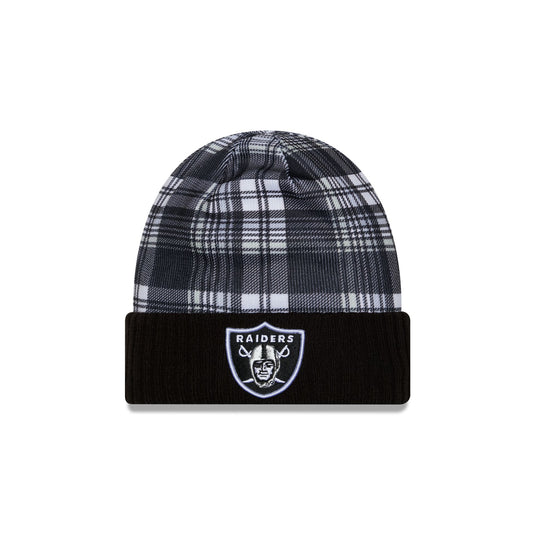Las Vegas Raiders 2024 Cold Weather Historic Pom Knit Hat