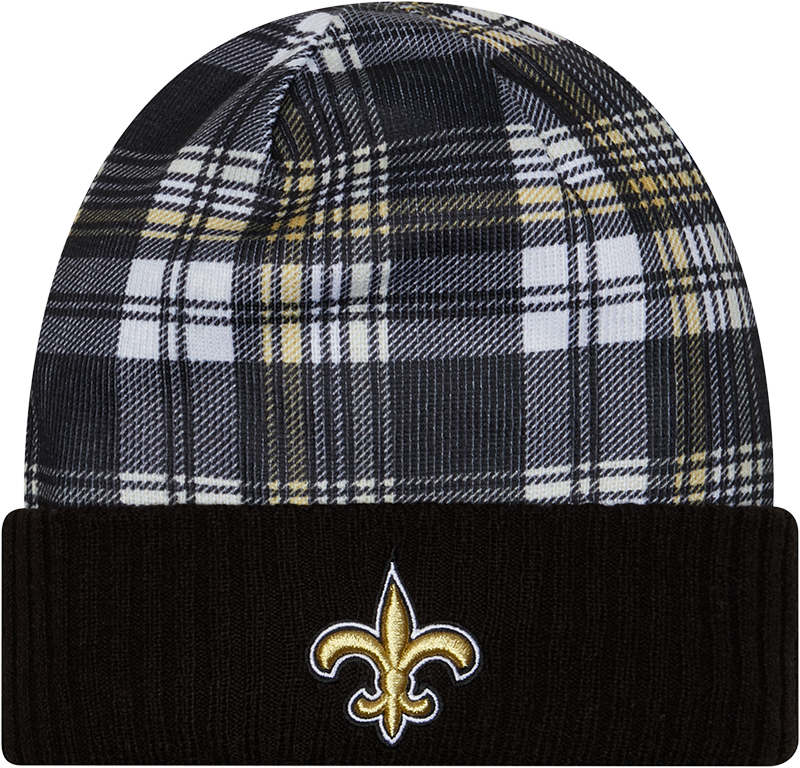 New Orleans Saints 2024 Cold Weather Statement Knit Beanie