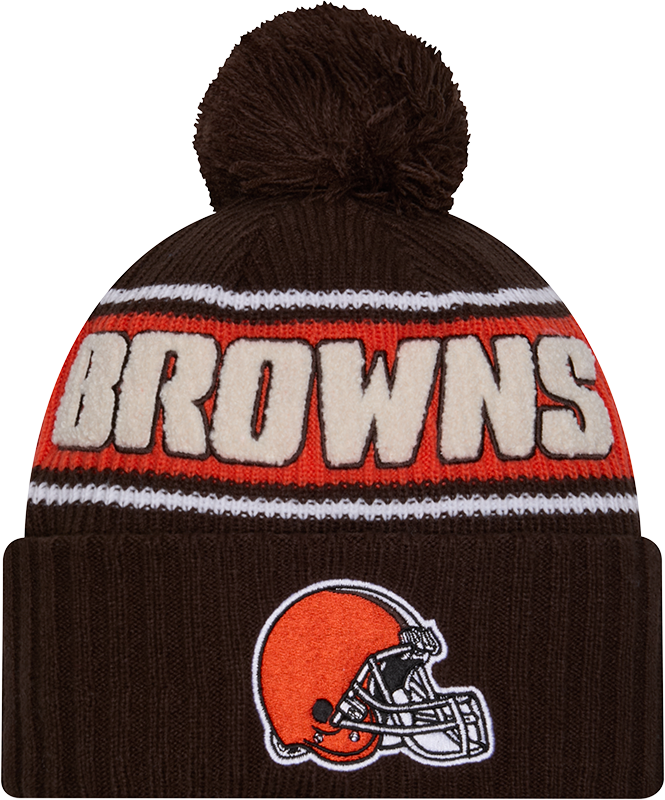 Cleveland Browns 2024 Cold Weather Sport Pom Knit Hat