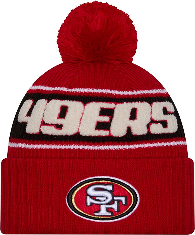 San Francisco 49ers 2024 Cold Weather Sport Pom Knit Hat