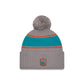 Miami Dolphins 2024 Cold Weather Gray Pom Knit Hat