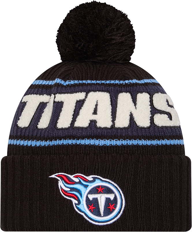 Tennessee Titans 2024 Cold Weather Black Pom Knit Hat