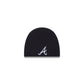 Atlanta Braves Mini Fan Kids Skull Knit Hat