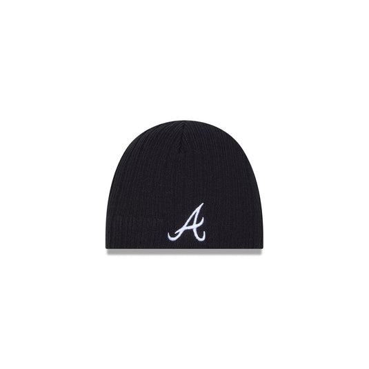 Atlanta Braves Mini Fan Kids Skull Knit Hat - New Era Cap