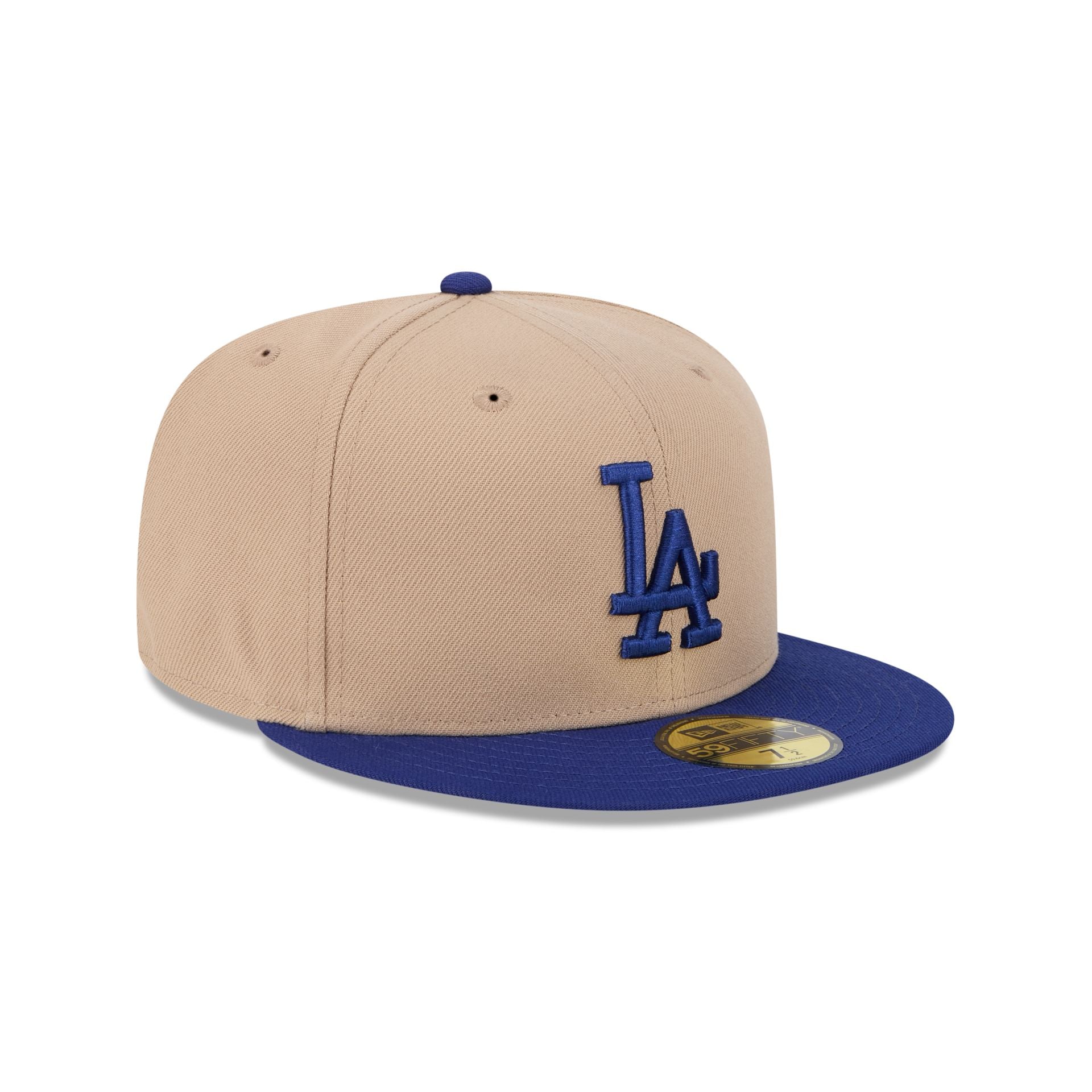 Los Angeles Dodgers Camel 59FIFTY Fitted Hat