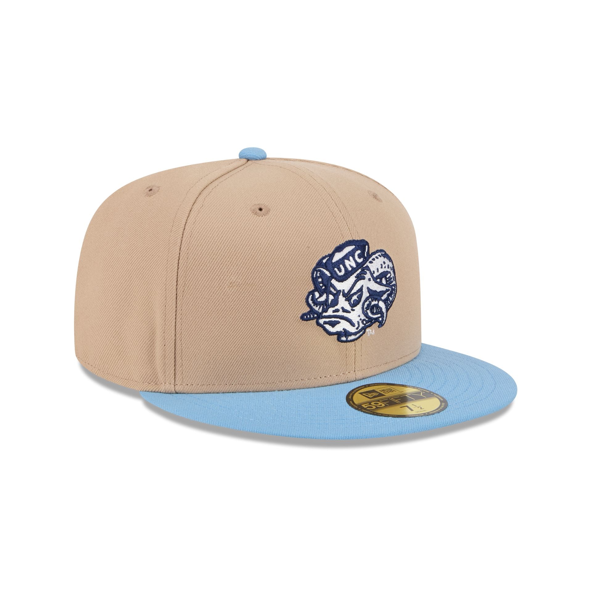 North Carolina Tar Heels Camel College Vault 59FIFTY Fitted Hat