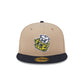 Michigan Wolverines Camel College Vault 59FIFTY Fitted Hat