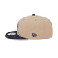 Michigan Wolverines Camel College Vault 59FIFTY Fitted Hat