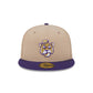 LSU Tigers Camel College Vault 59FIFTY Fitted Hat