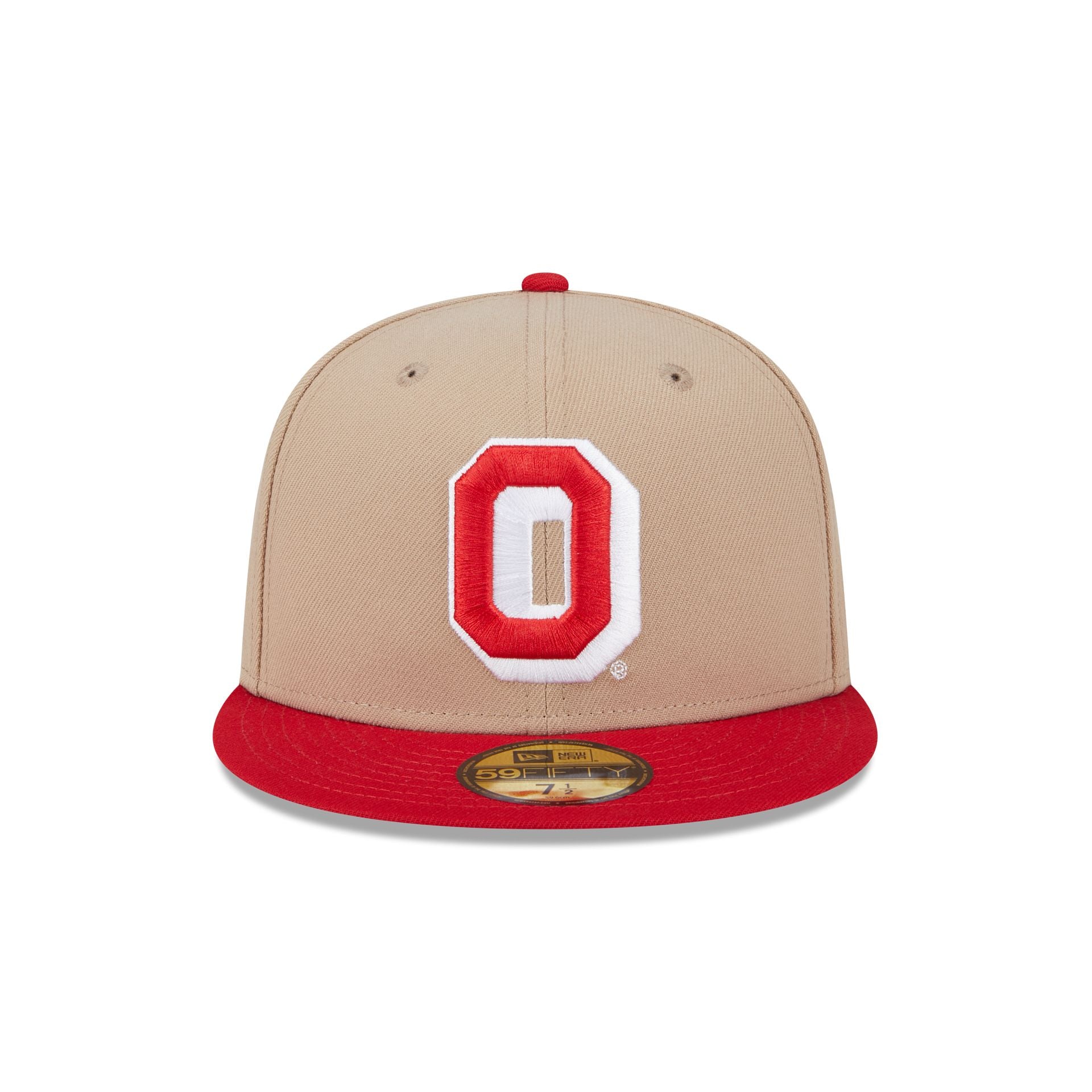 Ohio State Buckeyes Camel College Vault 59FIFTY Fitted Hat