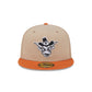 Texas Longhorns Camel College Vault 59FIFTY Fitted Hat