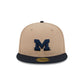Michigan Wolverines Camel 59FIFTY Fitted Hat