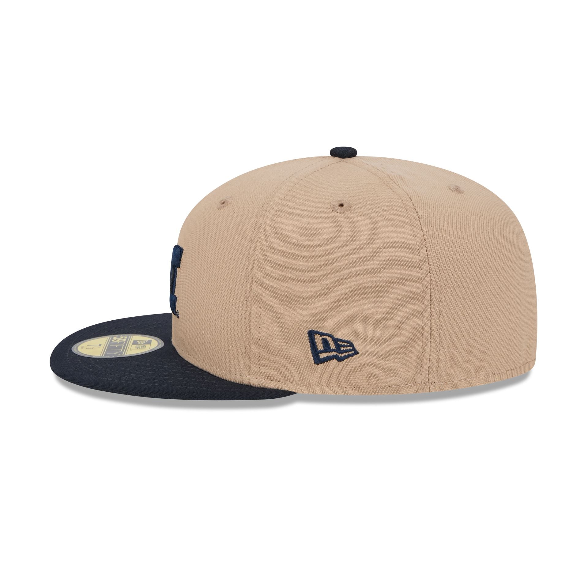 Michigan Wolverines Camel 59FIFTY Fitted Hat
