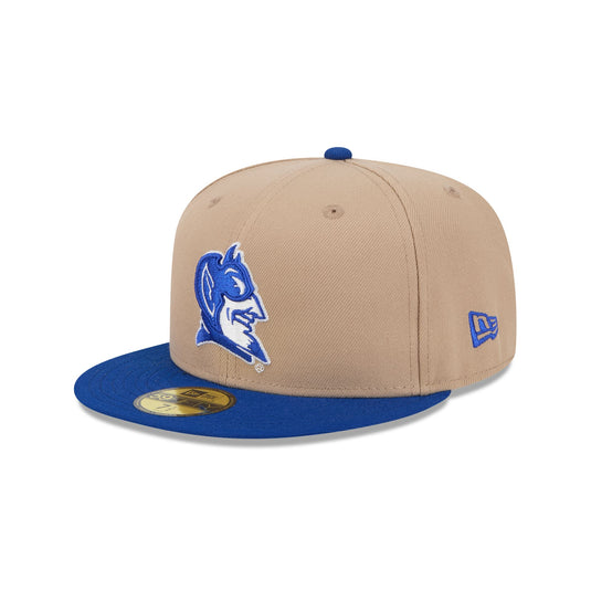 Duke Blue Devils Camel 59FIFTY Fitted Hat - New Era Cap