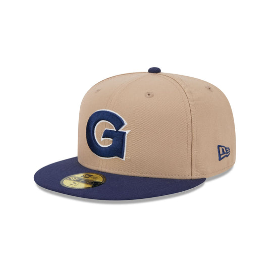 Georgetown Hoyas Camel 59FIFTY Fitted Hat - New Era Cap