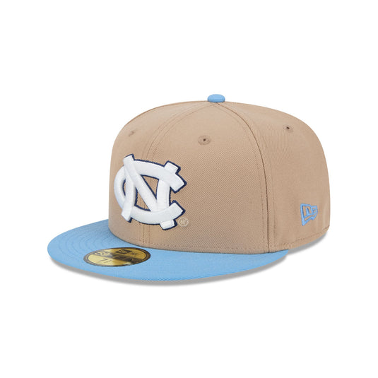 North Carolina Tar Heels Camel 59FIFTY Fitted Hat - New Era Cap