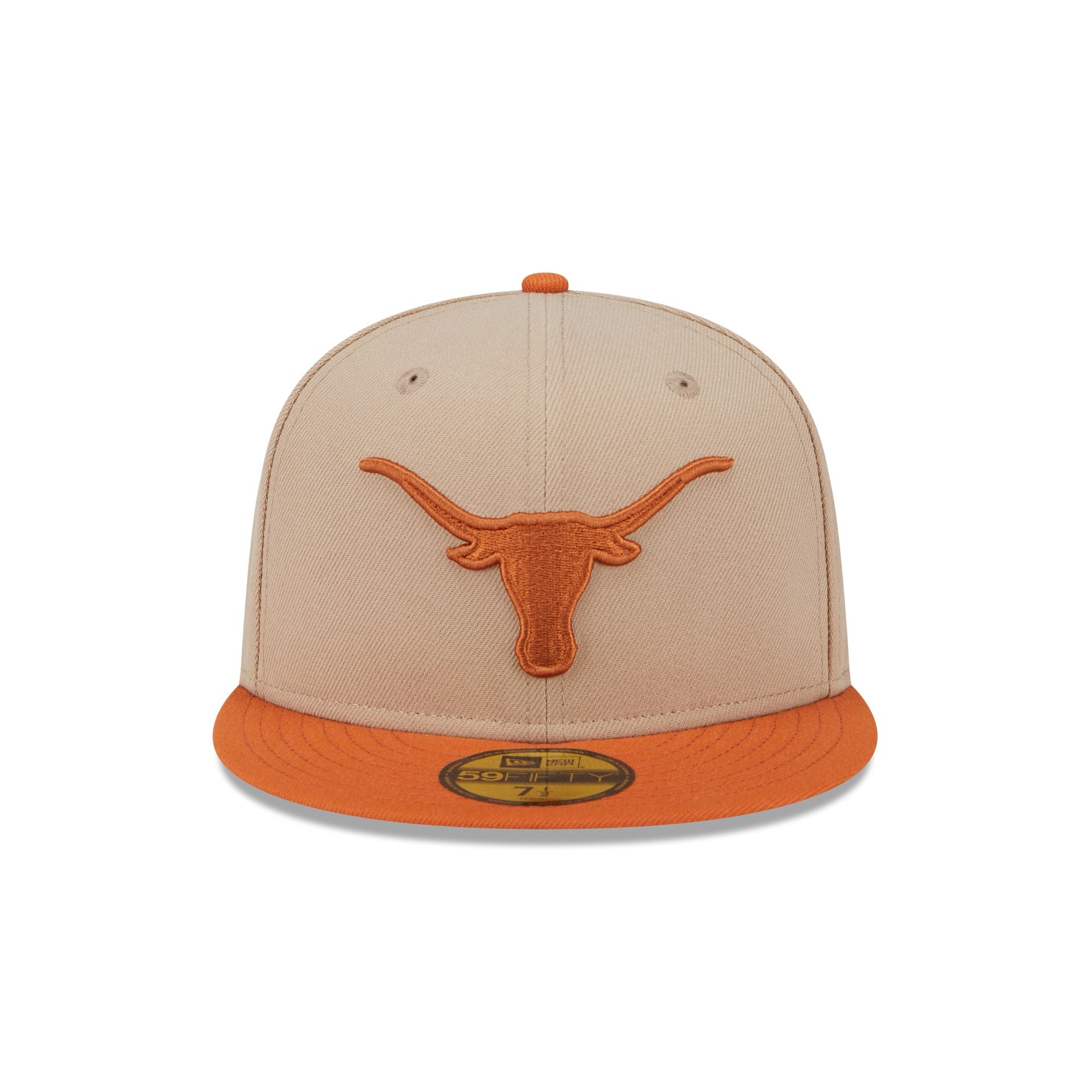 Texas Longhorns Camel 59FIFTY Fitted Hat