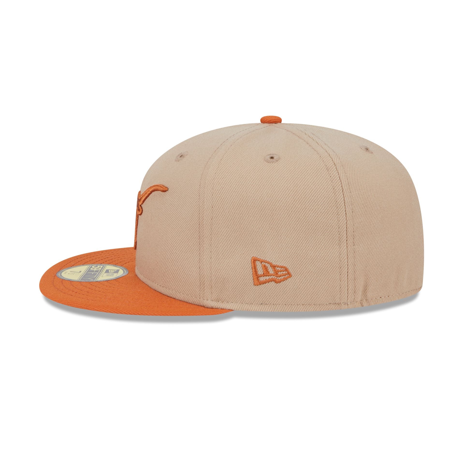Texas Longhorns Camel 59FIFTY Fitted Hat