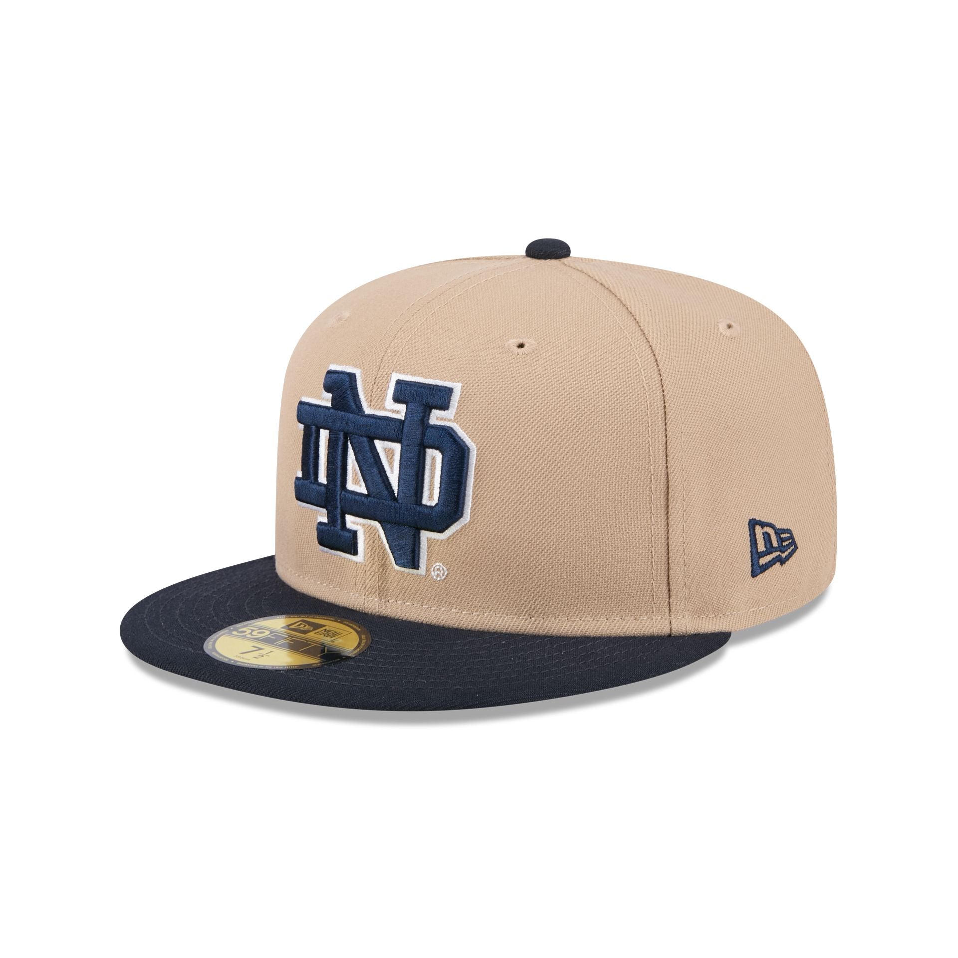 Notre Dame Fighting Irish Camel 59FIFTY Fitted Hat