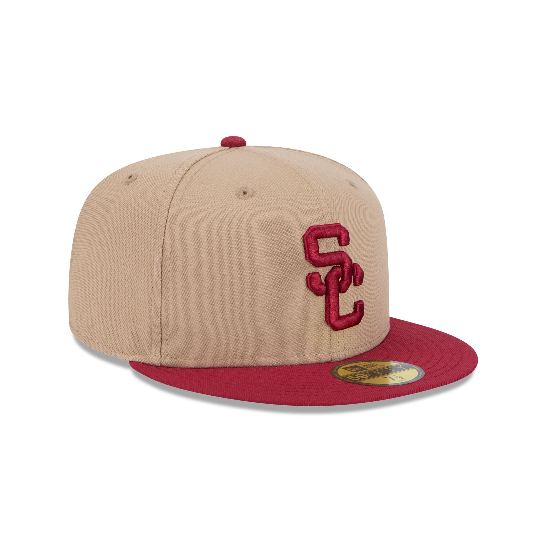 USC Trojans Camel 59FIFTY Fitted Hat