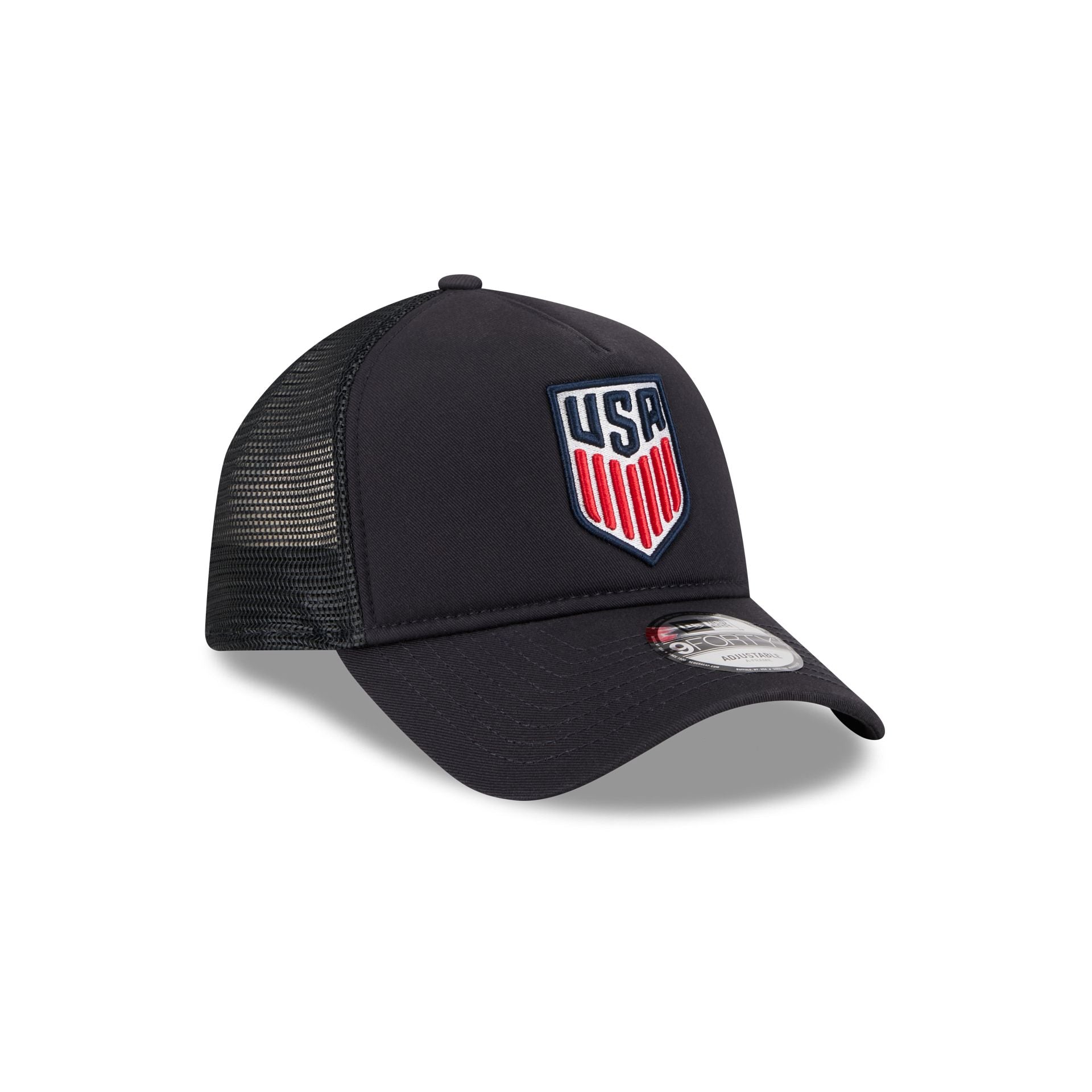 U.S. Soccer Men's National Team Navy 9FORTY A-Frame Trucker Hat