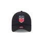 U.S. Soccer Men's National Team Navy 9FORTY A-Frame Trucker Hat