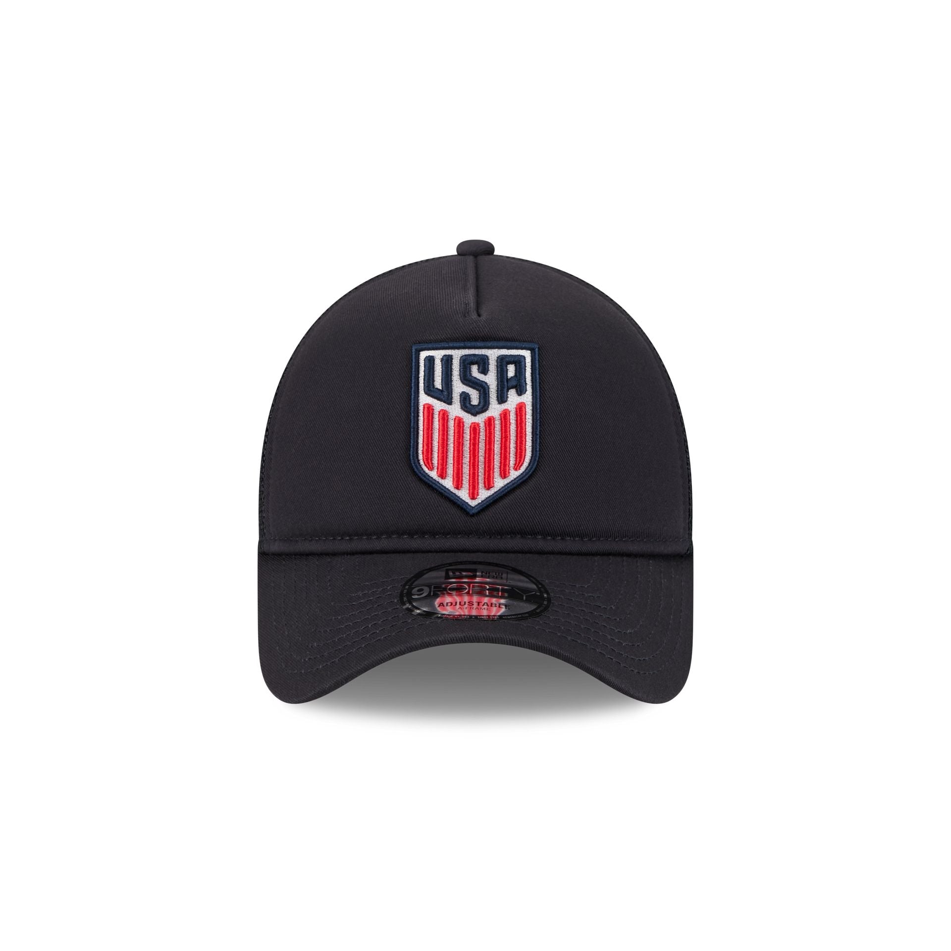 U.S. Soccer Men's National Team Navy 9FORTY A-Frame Trucker Hat