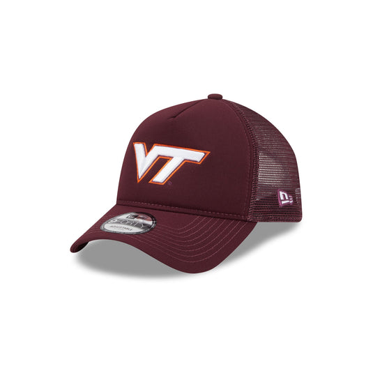 Virginia Tech Hokies Go-To 9FORTY A-Frame Trucker Hat - New Era Cap