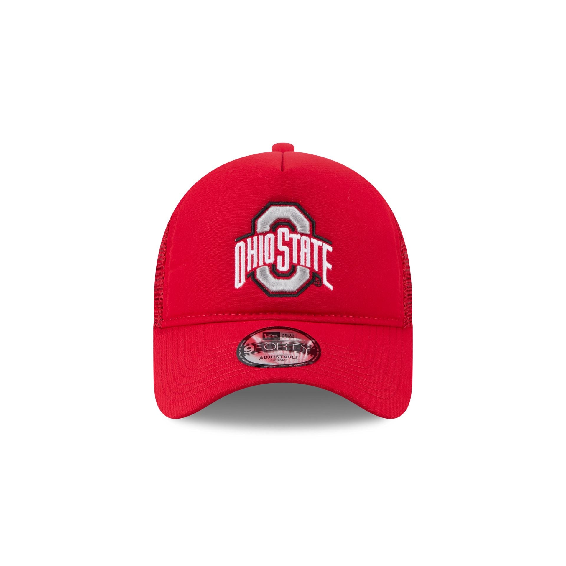 Ohio State Buckeyes Go-To 9FORTY A-Frame Trucker Hat