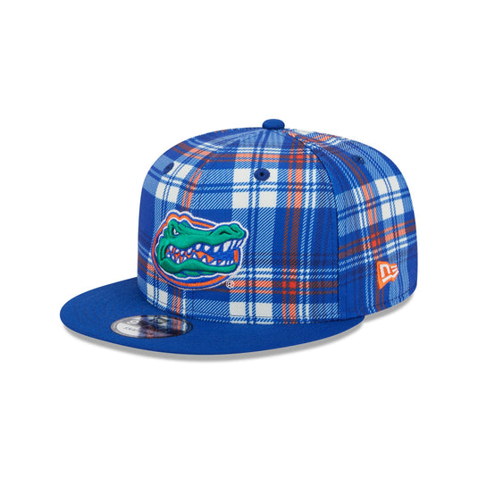 Florida Gators Plaid 9FIFTY Snapback Hat - New Era Cap