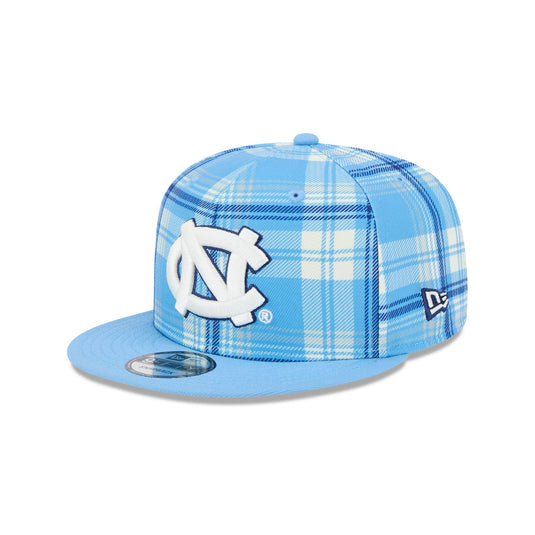 North Carolina University Tar Heels Plaid 9FIFTY Snapback Hat - New Era Cap