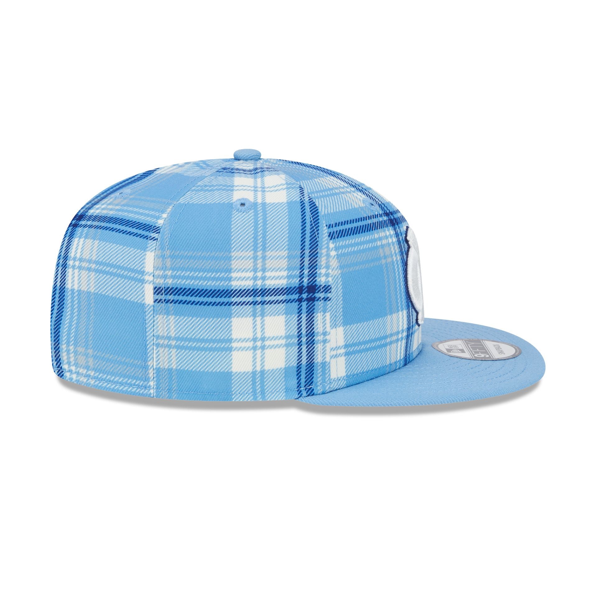North Carolina University Tar Heels Plaid 9FIFTY Snapback Hat