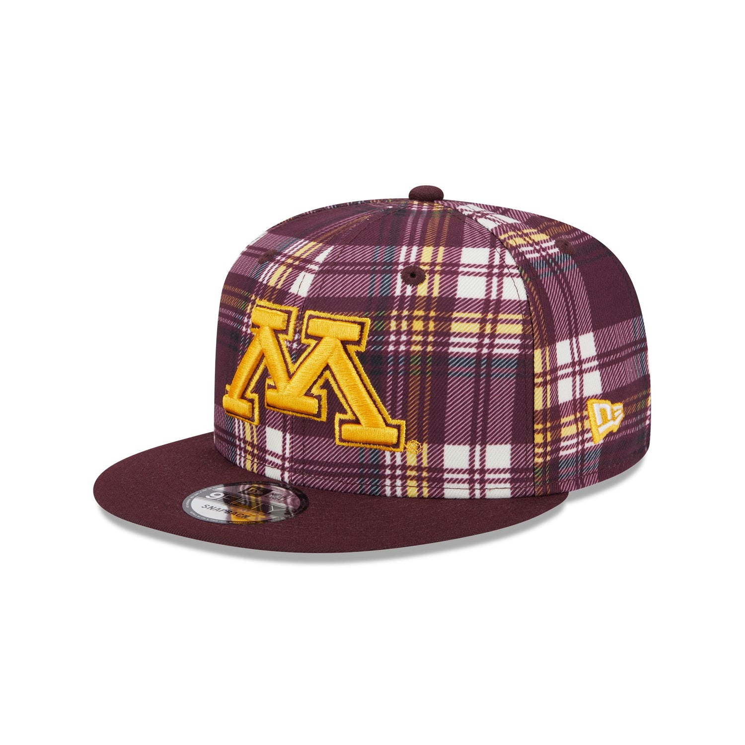 Minnesota Golden Gophers Plaid 9FIFTY Snapback Hat