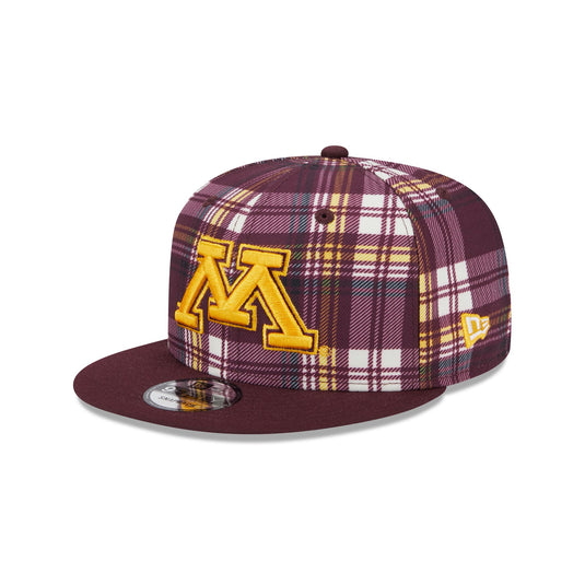 Minnesota Golden Gophers Plaid 9FIFTY Snapback Hat - New Era Cap