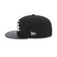 Brooklyn Nets Faux Leather Visor 9FIFTY Snapback Hat