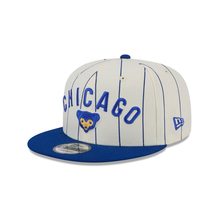 Chicago Cubs Jersey Pinstripe 9FIFTY Snapback Hat