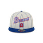 Atlanta Braves Jersey Pinstripe 9FIFTY Snapback Hat