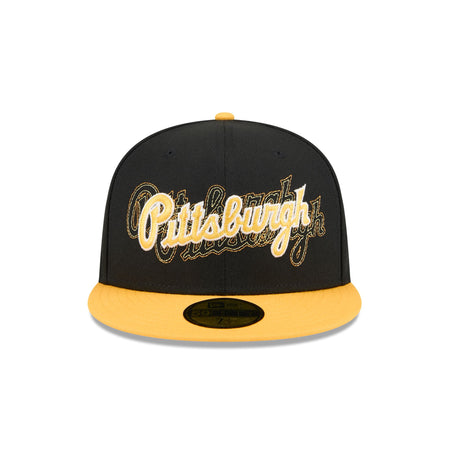 Pittsburgh Pirates Shadow Stitch 59FIFTY Fitted Hat